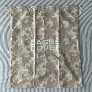 Dagne Dover Cream and Tan Camouflage Dust Bag
